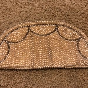RETRO seed pearl clutch, 1950's!